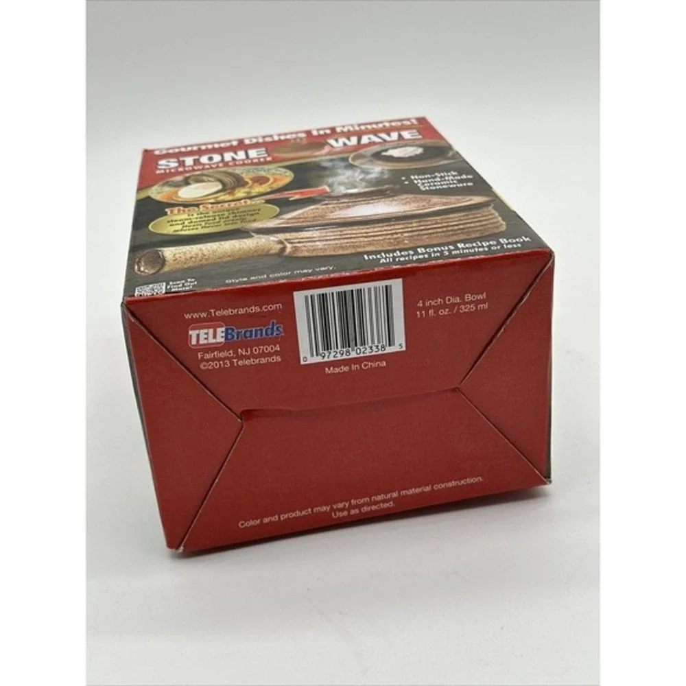 Stone Wave Microwave Cooker Ceramic Stoneware Gourmet Dishes Omelet Soup New Box
